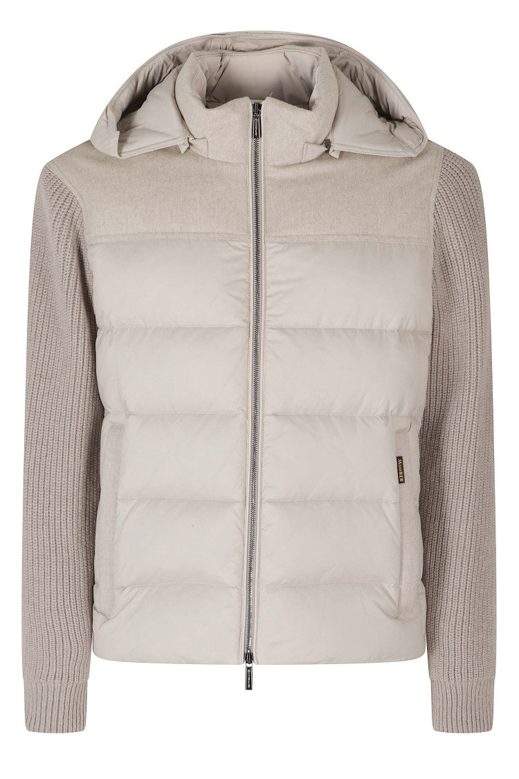Moorer Sand Allori Lsm Wool-Blend Down Jacket