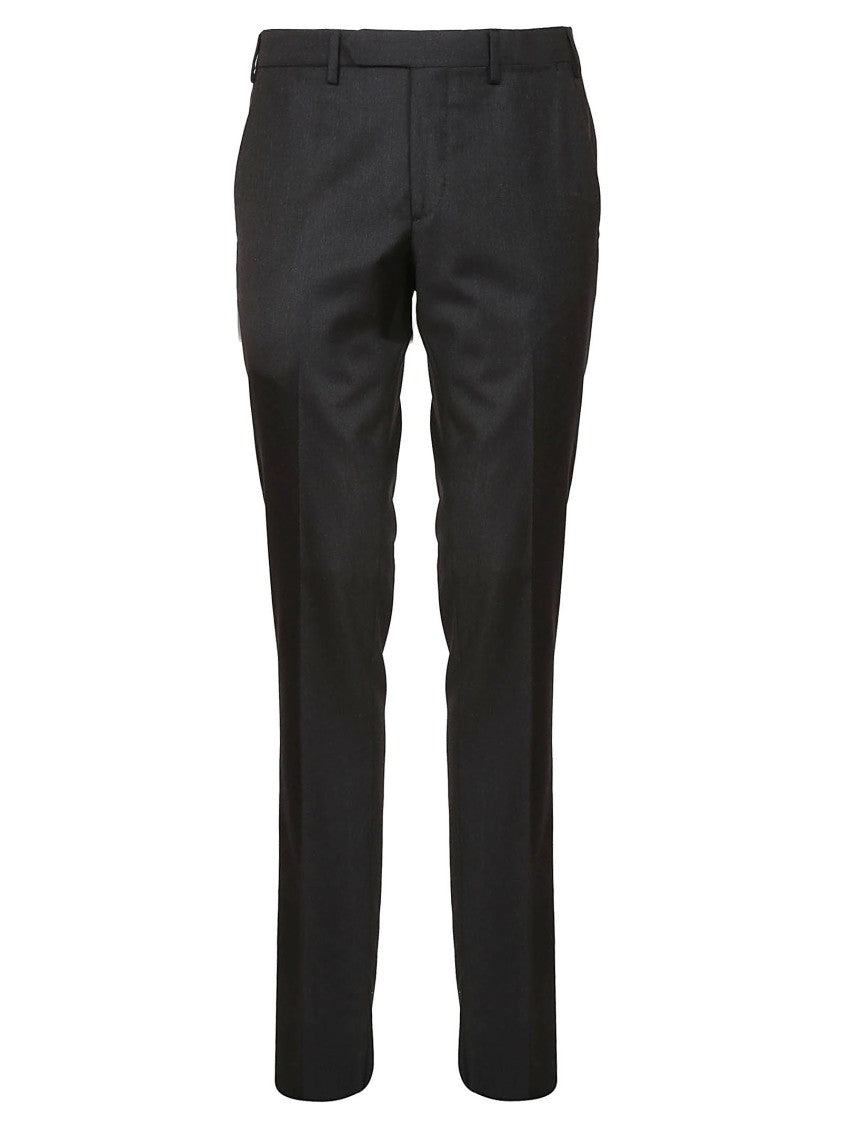 Biagio Santaniello Tailored Black Trousers With Modern Silhouette