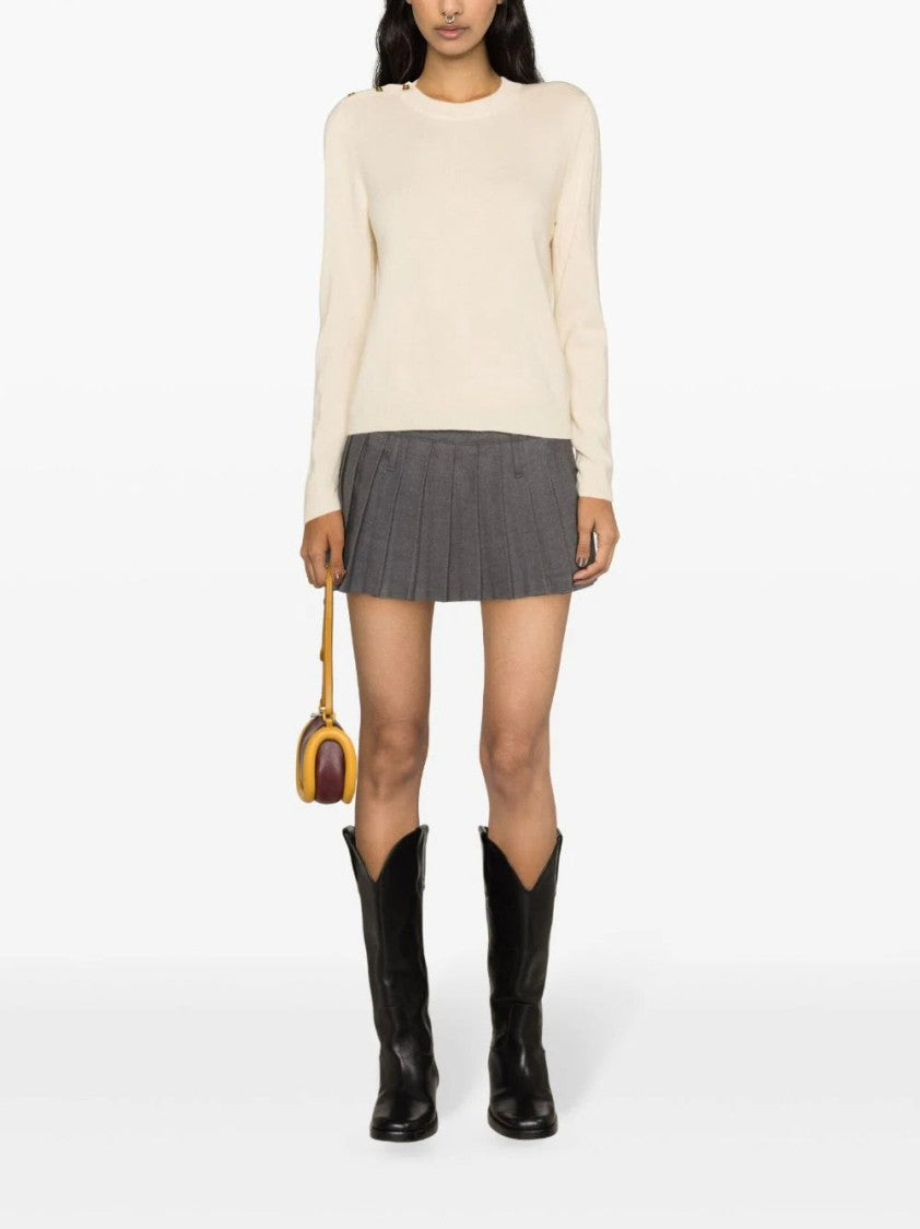 Ganni Mix Merino-Cashmere Jumper