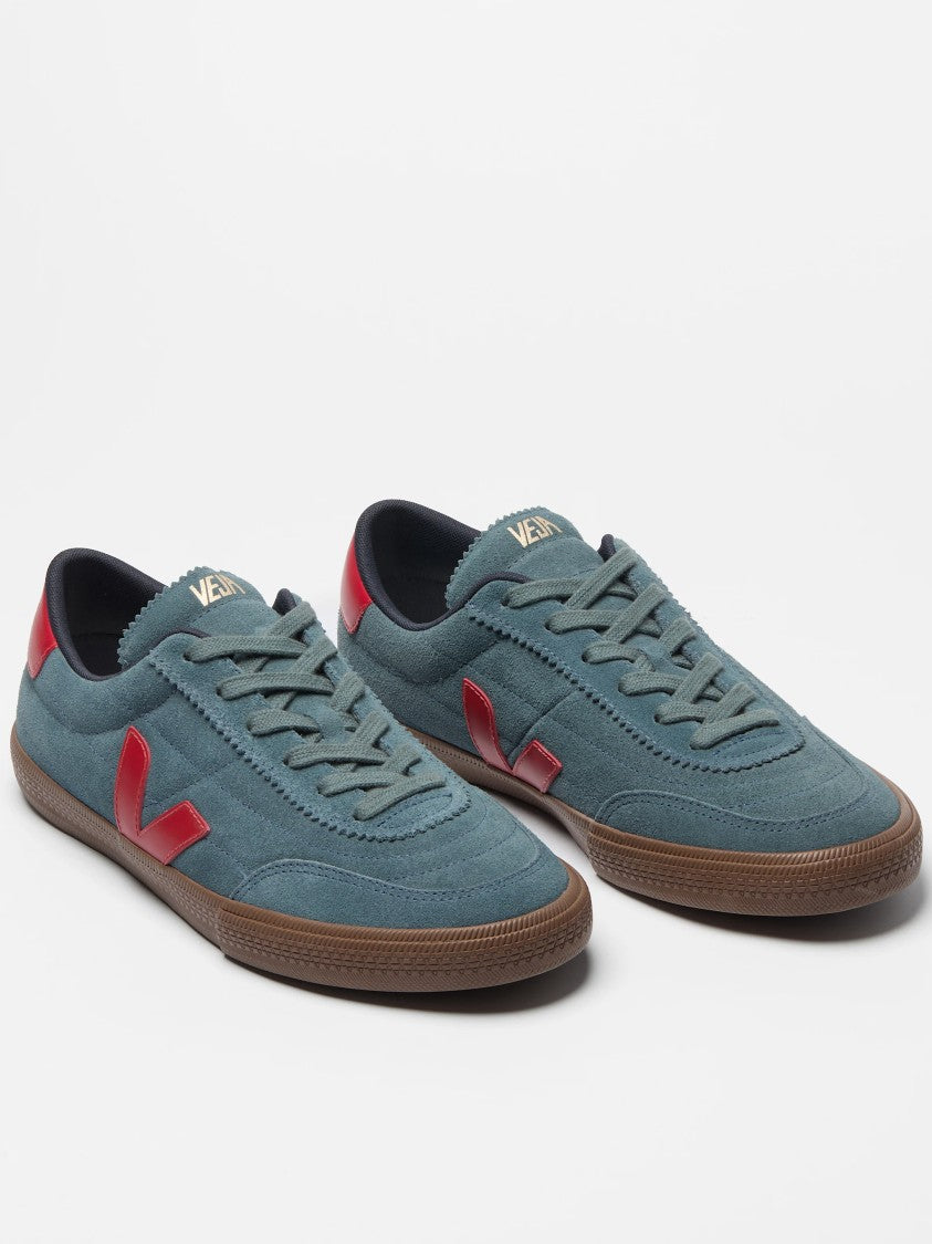 Veja Panenka Blue Suede Low Top Sneakers