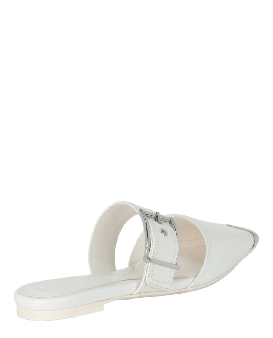 Alexander Mcqueen Punk Leather Flats