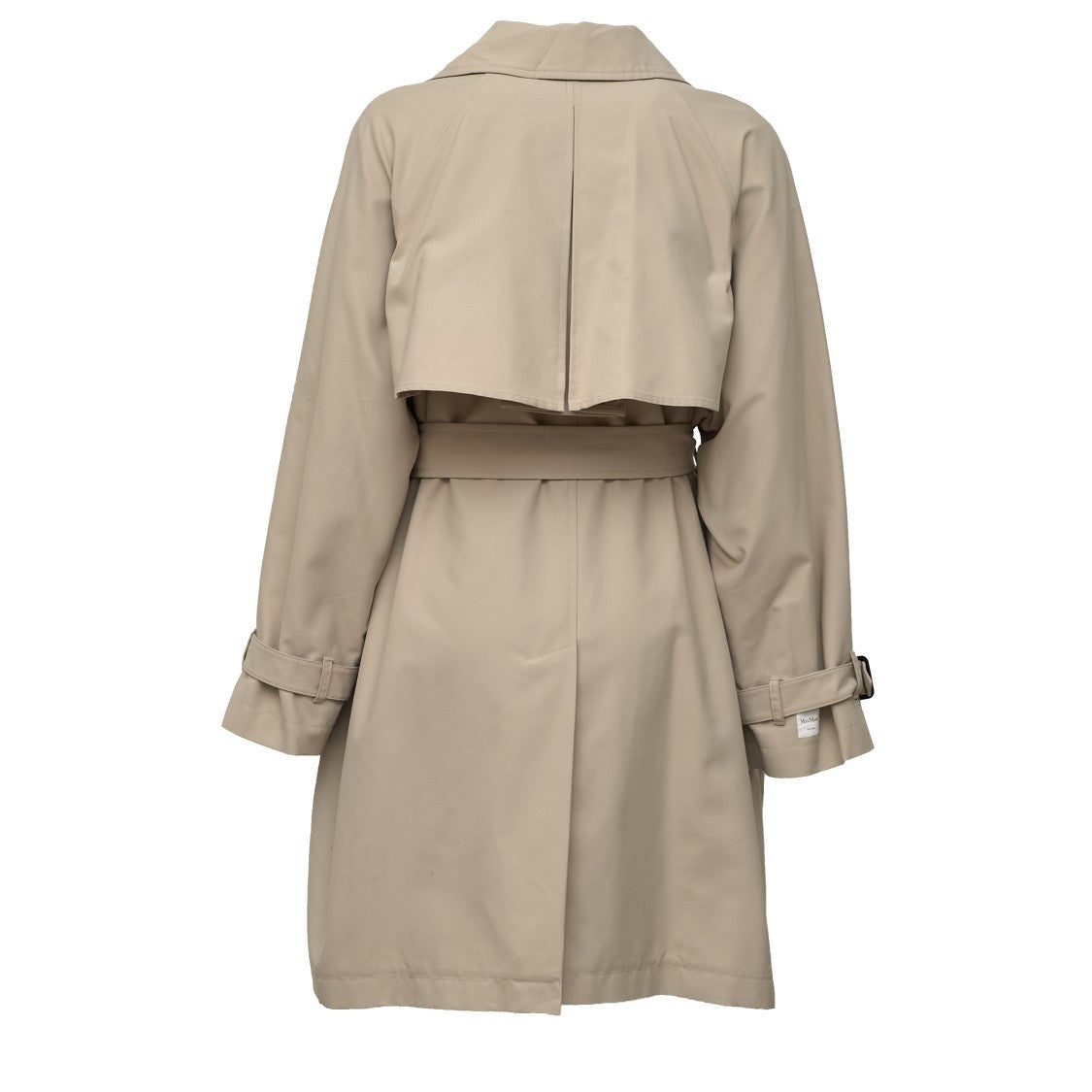 Max Mara Radioso Water-Resistant Cotton Gabardine Trench Coat