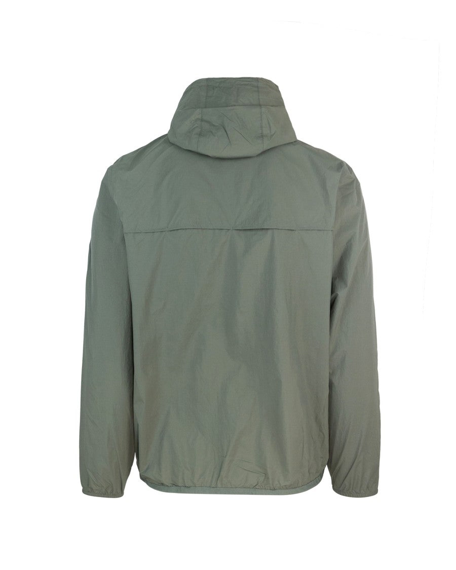 K-Way Green And Blackish Le Vrai 4.0 Claude Jacket