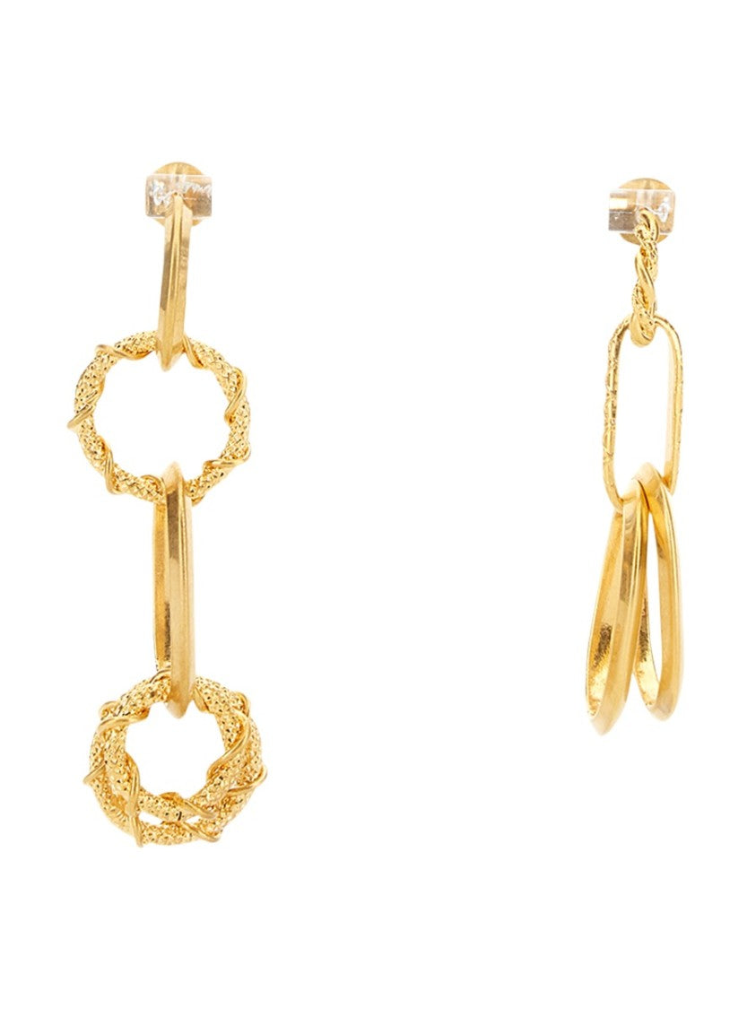 Dsquared2 Asymmetrical Gold-Tone Earrings