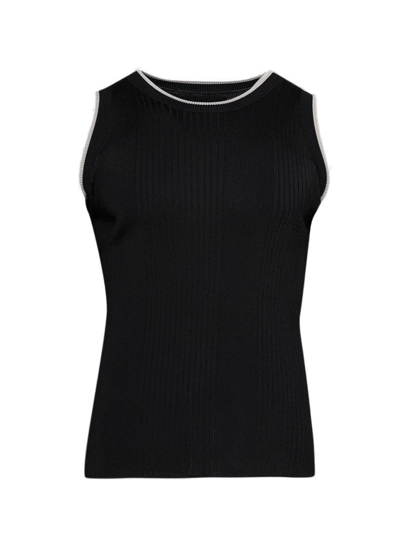 Amiri Ribbed Tank Top Black
