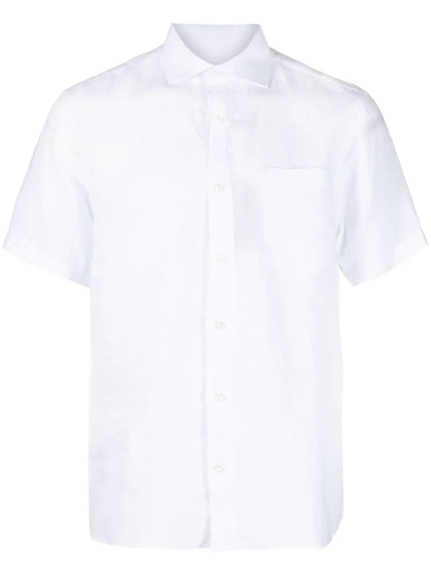 Paul & Shark Breathable Long Sleeve Linen Shirt