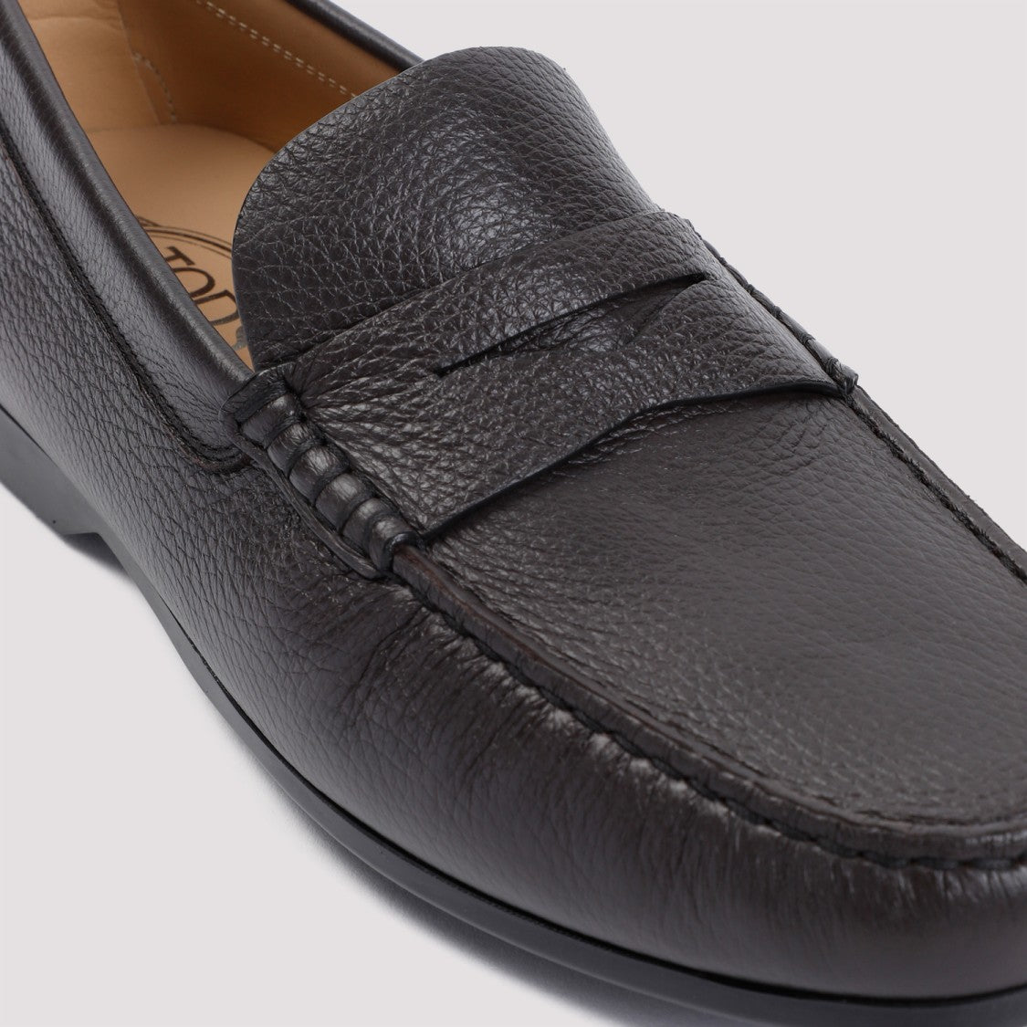 Tod's Brown Leather Loafers