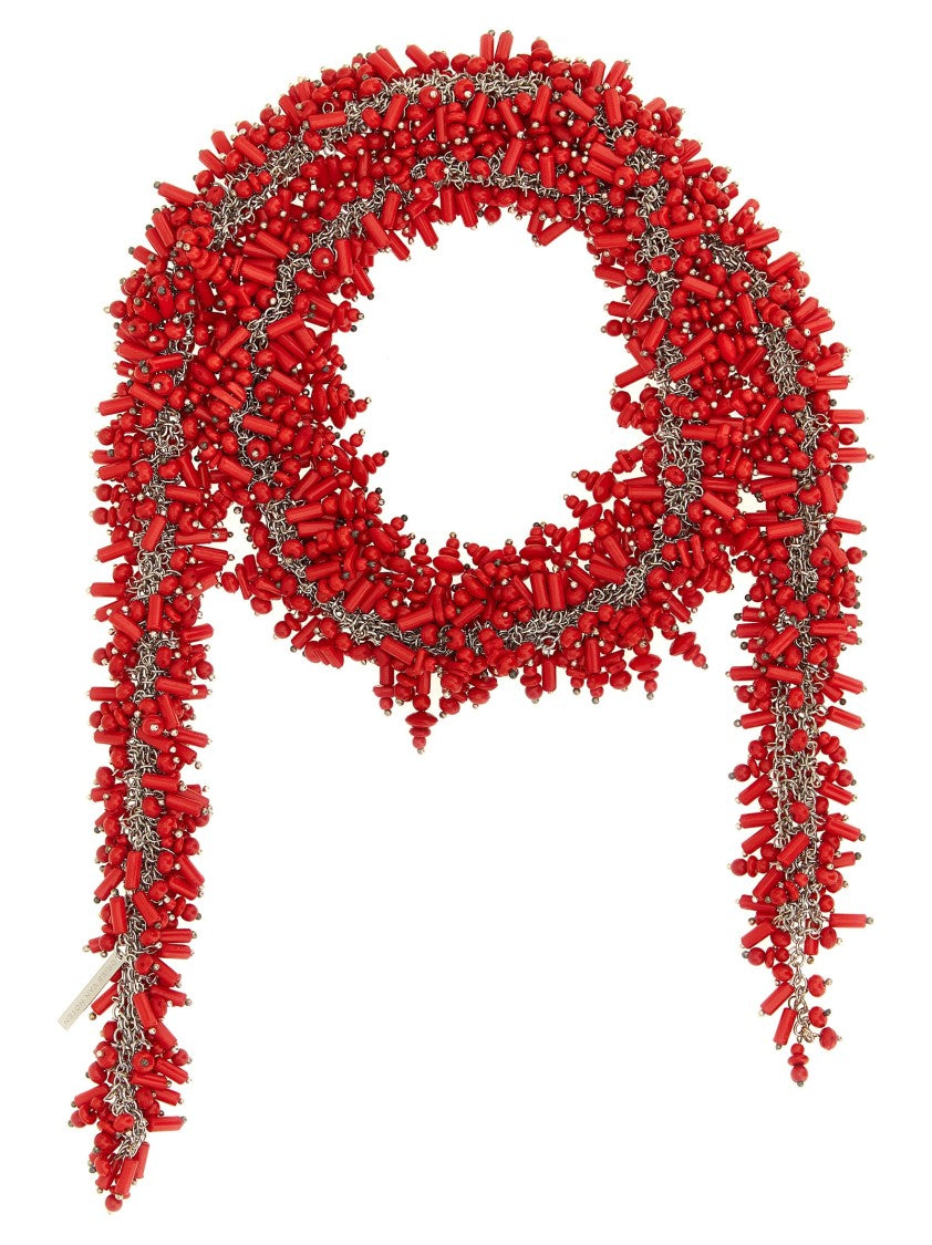 Dries Van Noten 'Embroidered Scarf' Necklace