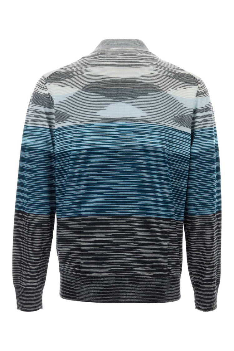 Missoni Embroidered Wool Polo Shirt