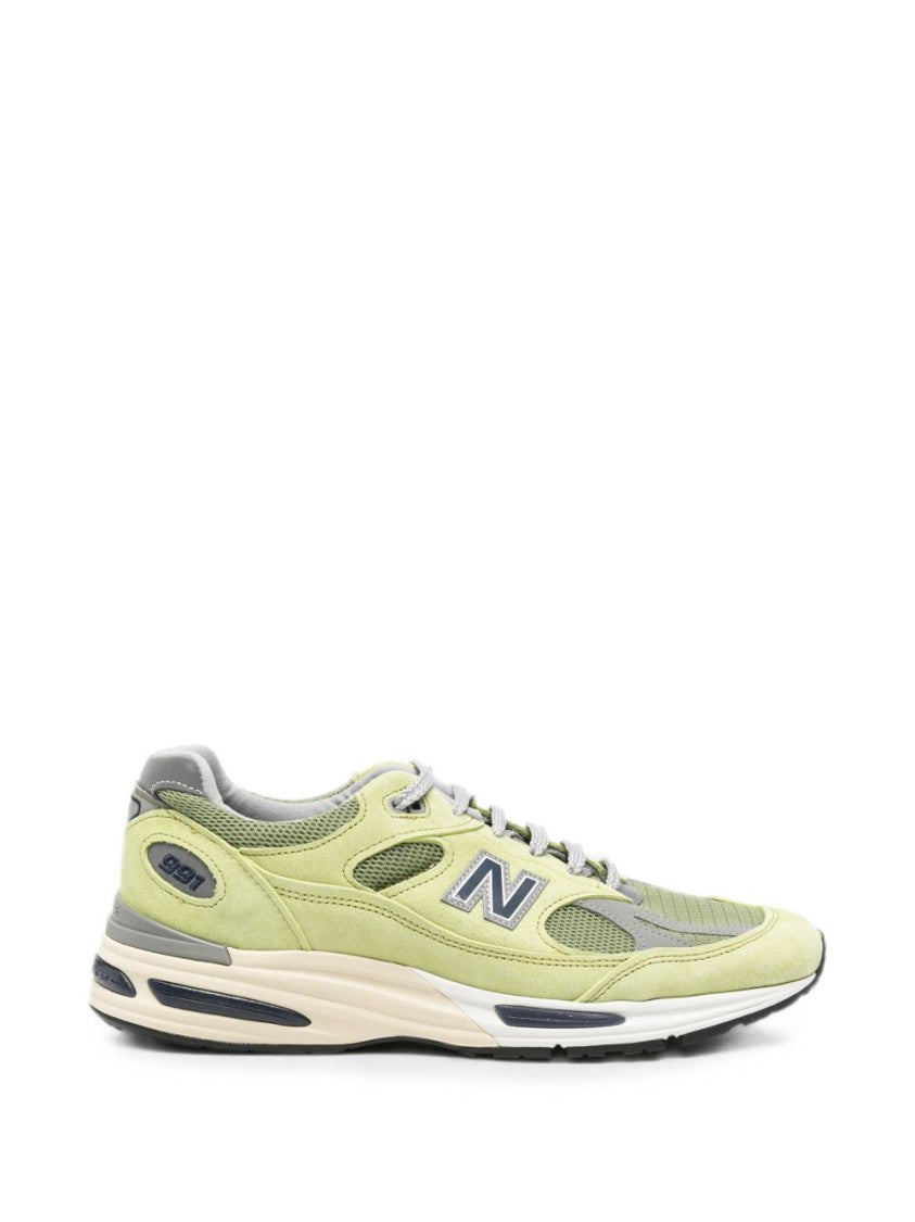 New Balance Low-Profile Mesh Suede Overlays Sneakers