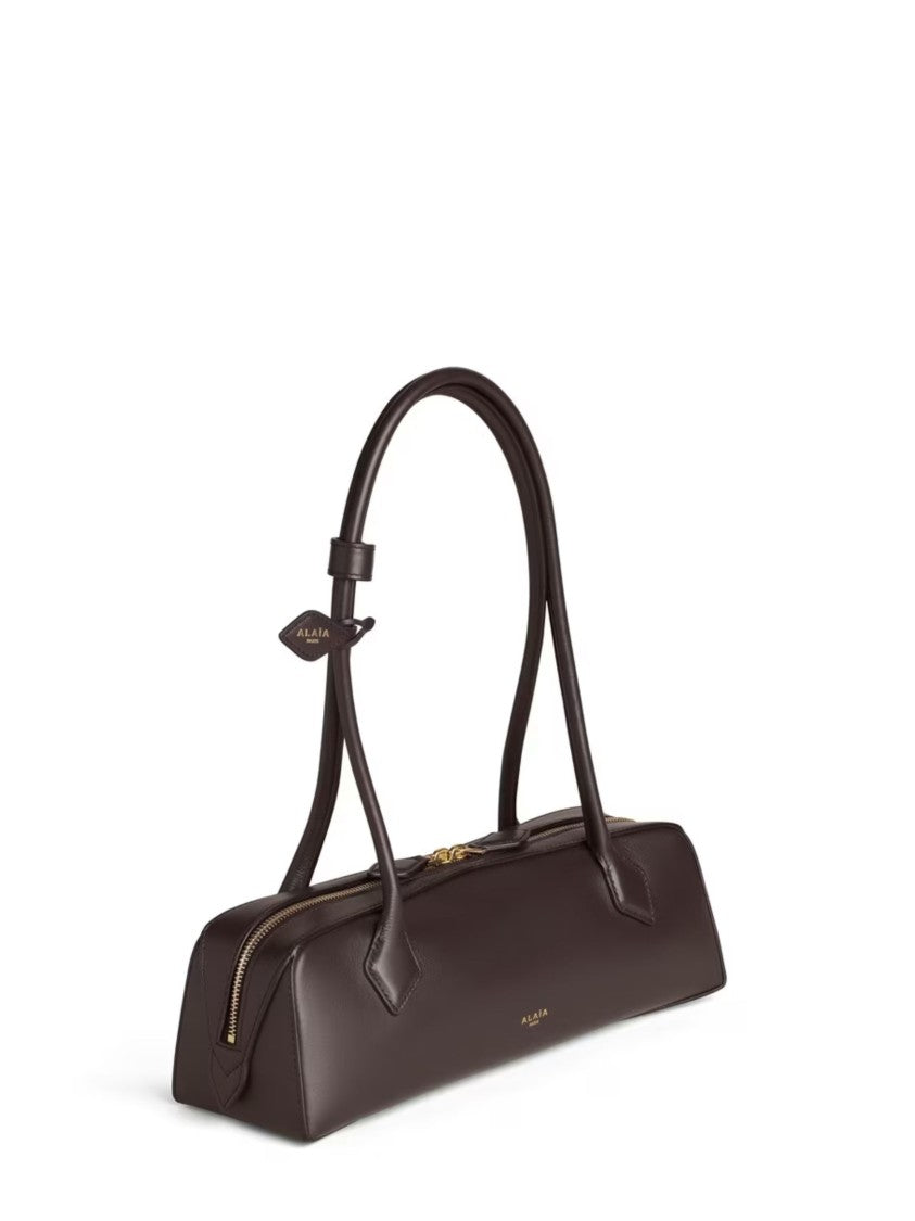Alaïa Brown Leather Medium Le Teckel Bag