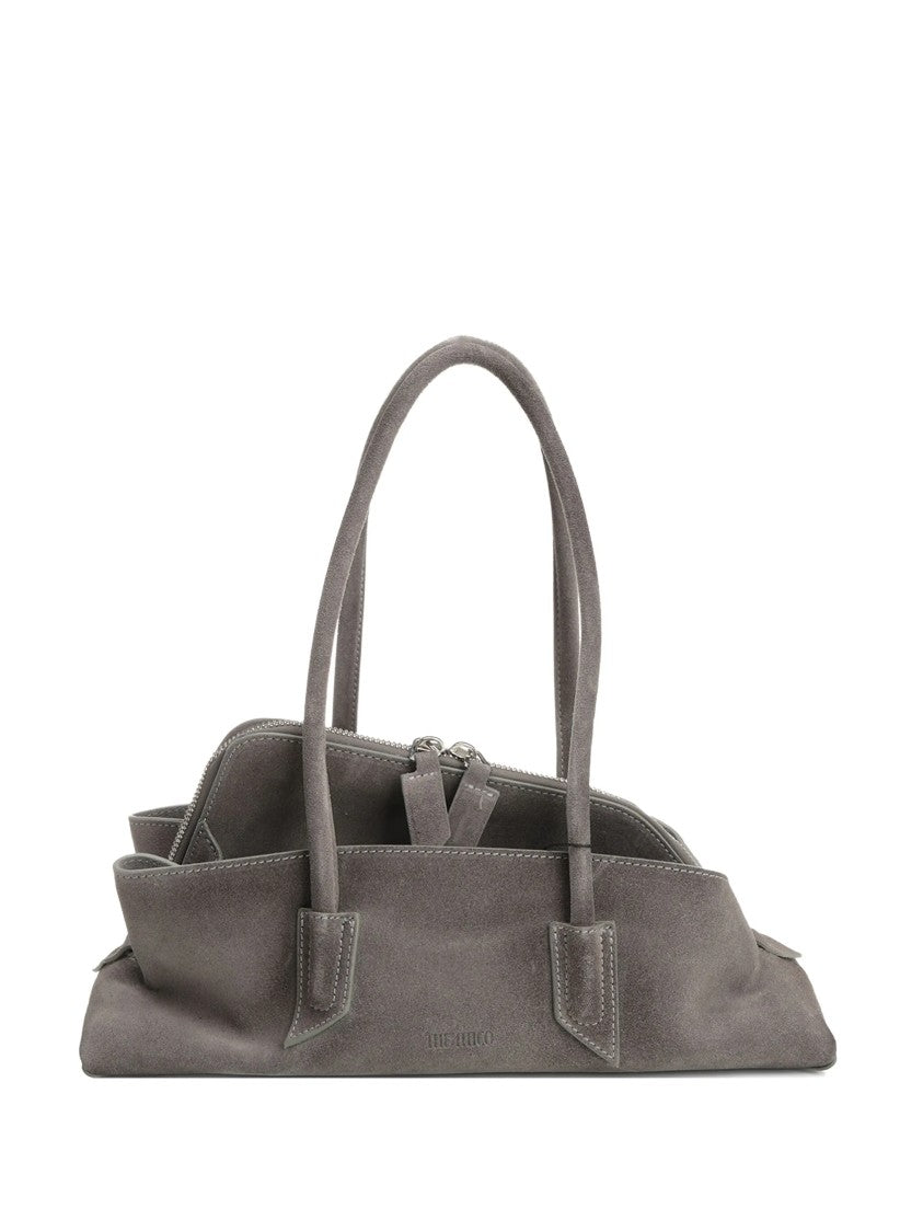 The Attico La Passeggiata Small Suede Handbag