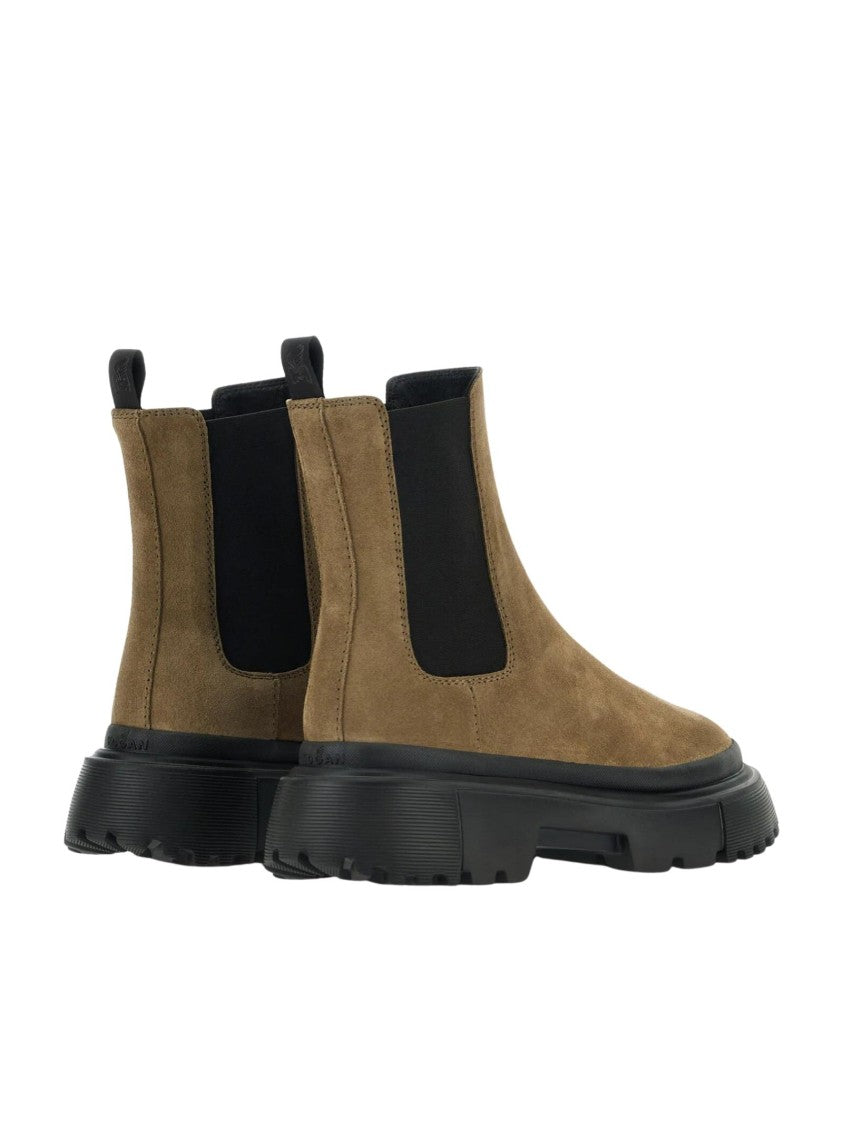 Hogan Beige Chelsea Boot