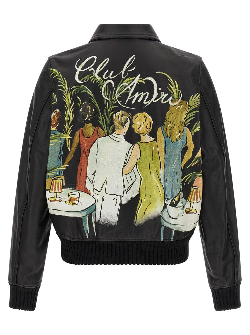 Amiri 'Bar Scene' Bomber Jacket