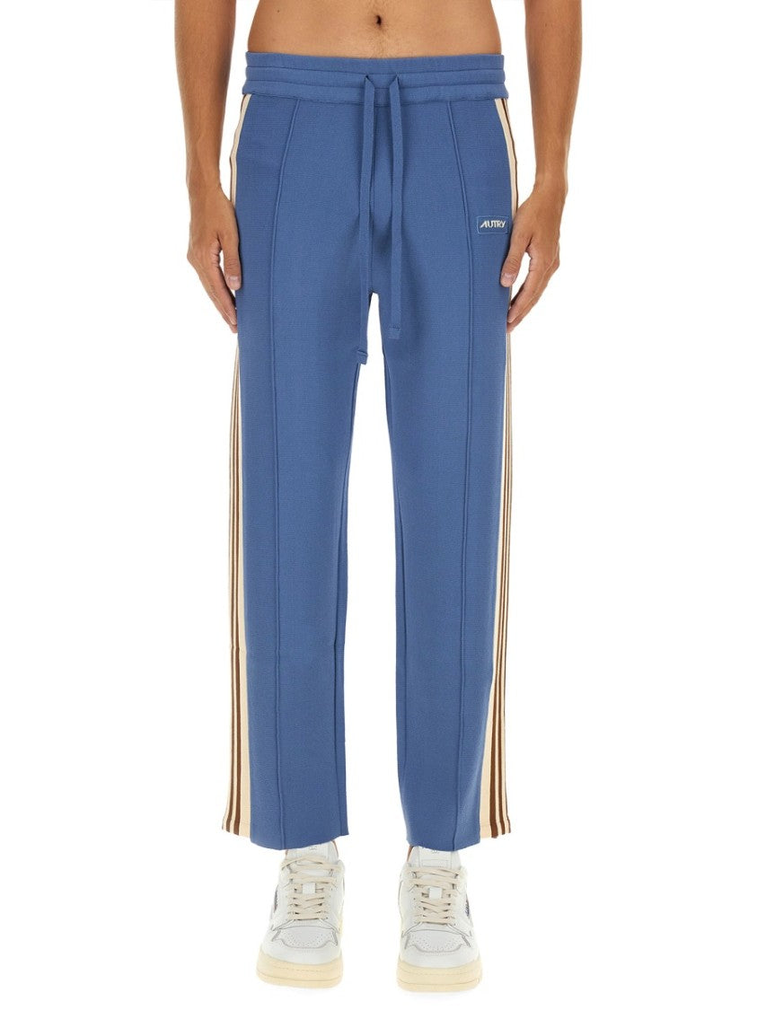 Autry Relaxed Fit Jogging Pants With Side Stripes