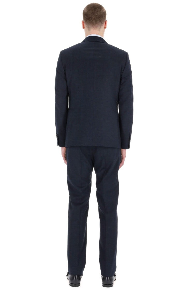 Tagliatore Bruce Line Wool-Linen Comfort Dress