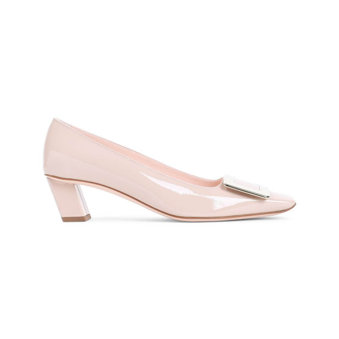 Roger Vivier Nude Calf Leather Pumps