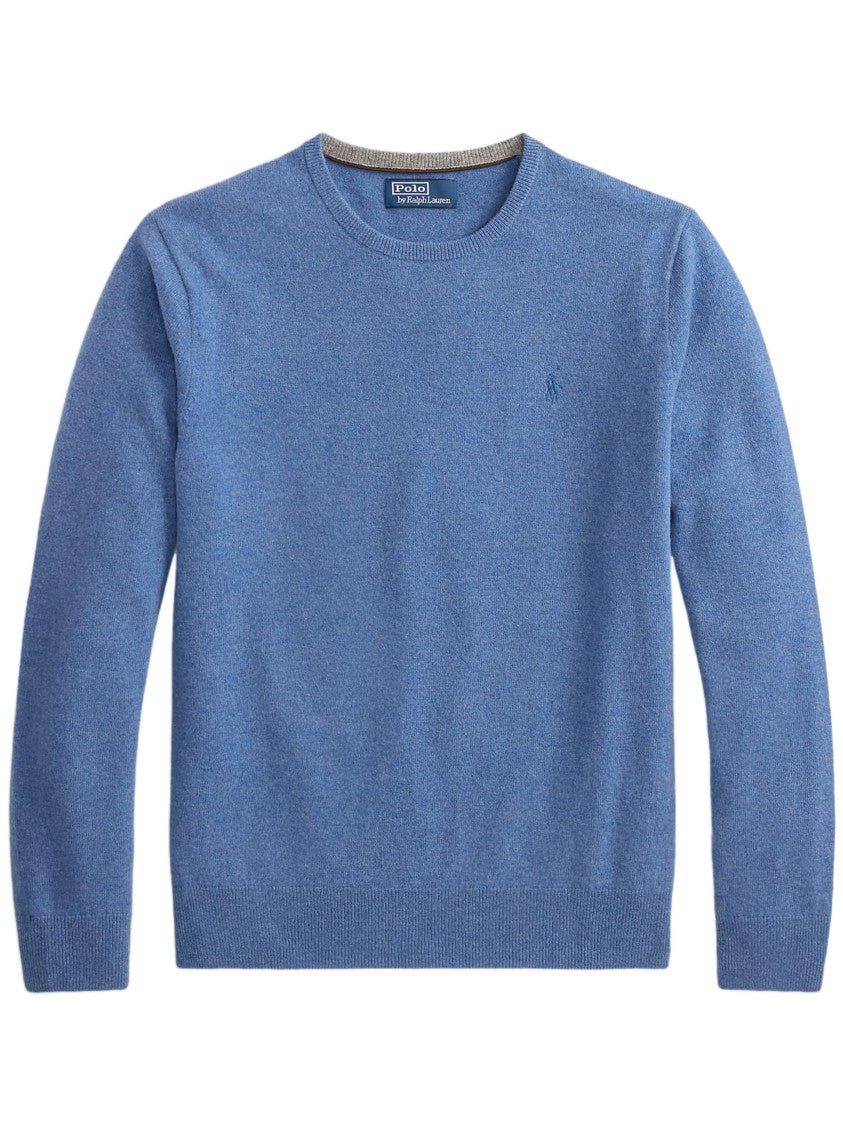 Polo Ralph Lauren Fine-Knit Long Sleeve Pullover With Subtle Embroidery