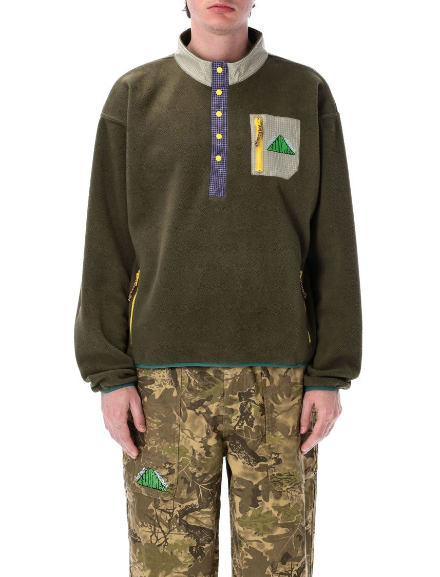 Brain Dead Equipment Ripstop Pullover Fleece Jacket