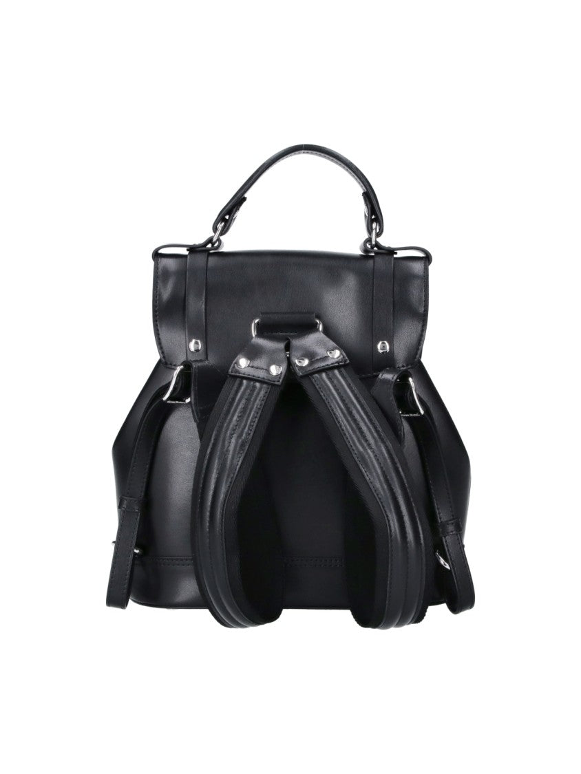 Vivienne Westwood Max Compact Studded Orb Leather Backpack