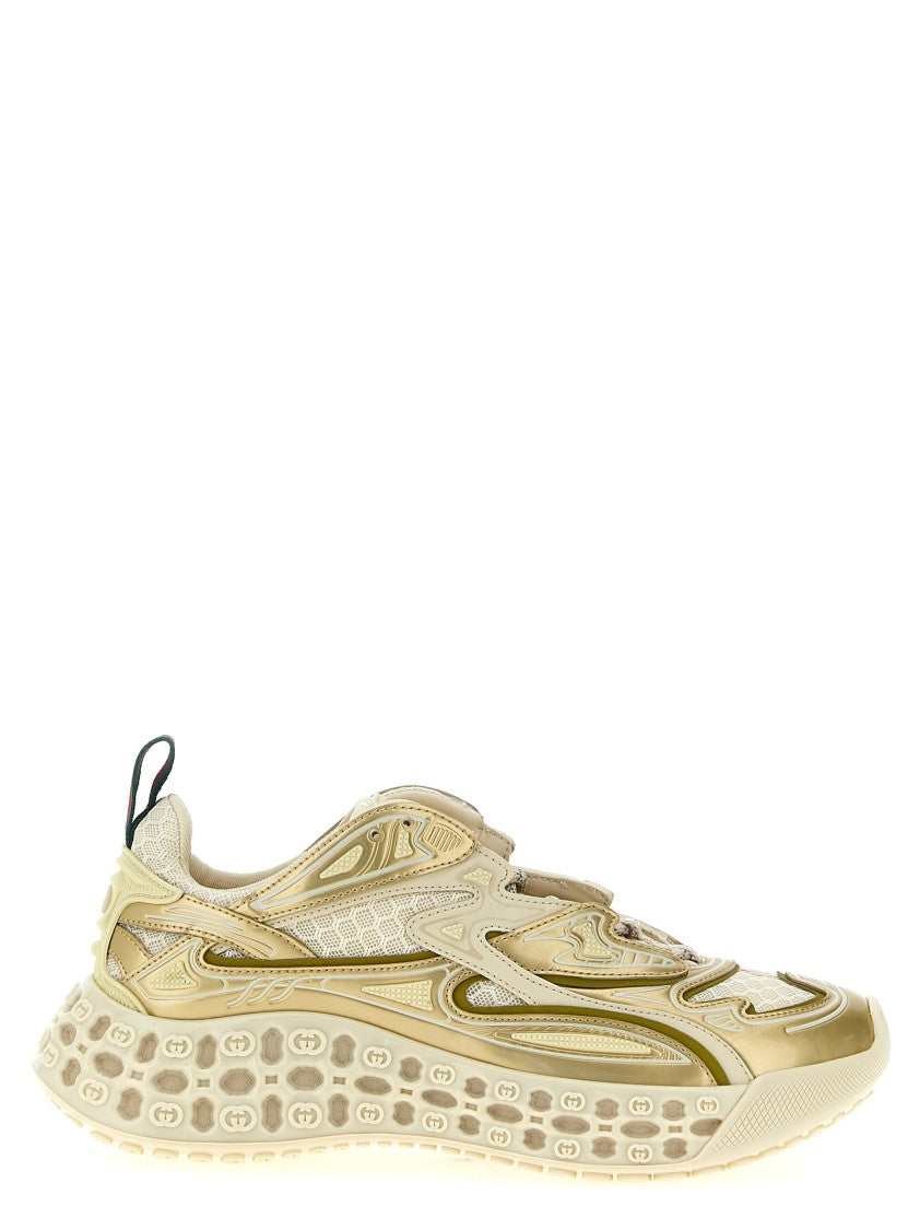 Gucci Futuristic Light Beige 'Cub3d' Sneakers