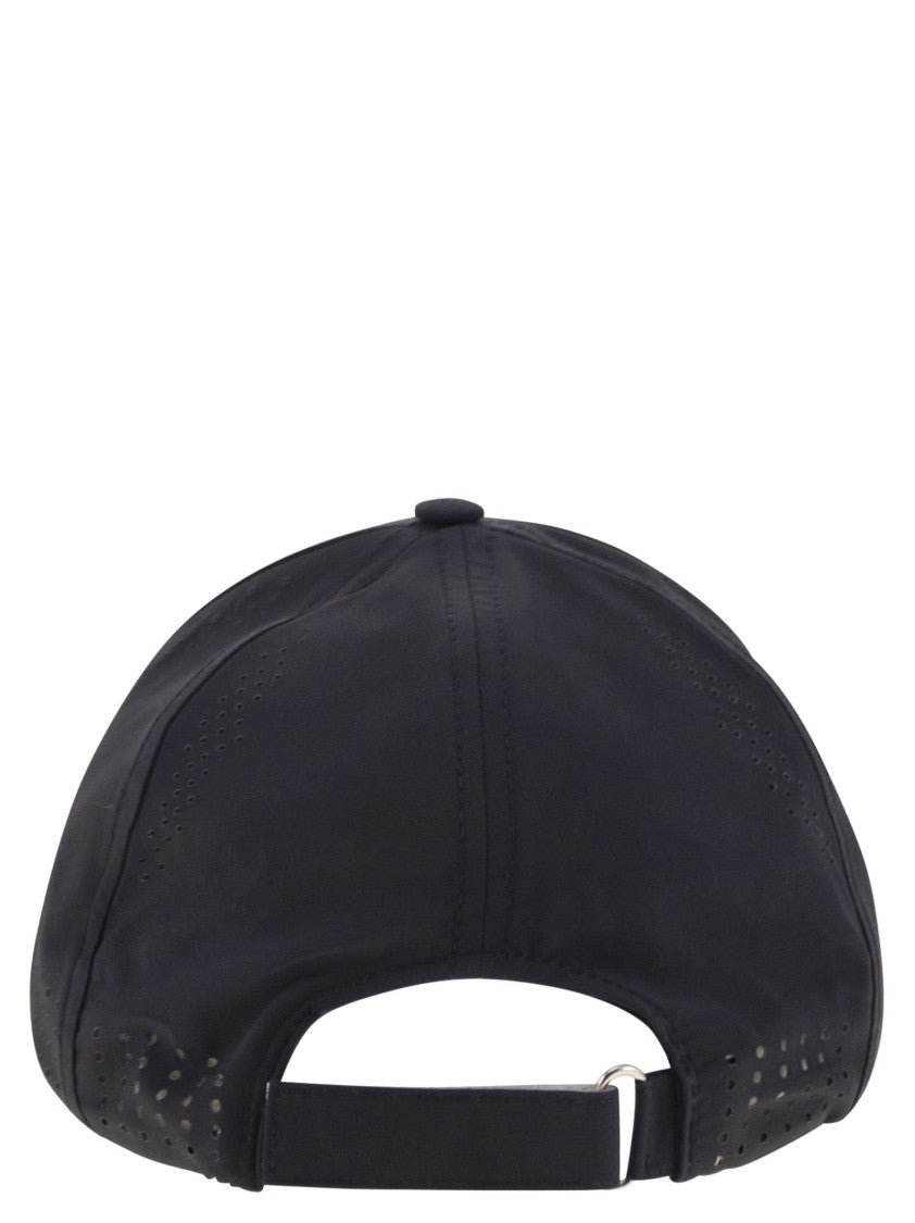 Brunello Cucinelli Baseball Cap In Tech Fabric With Logo