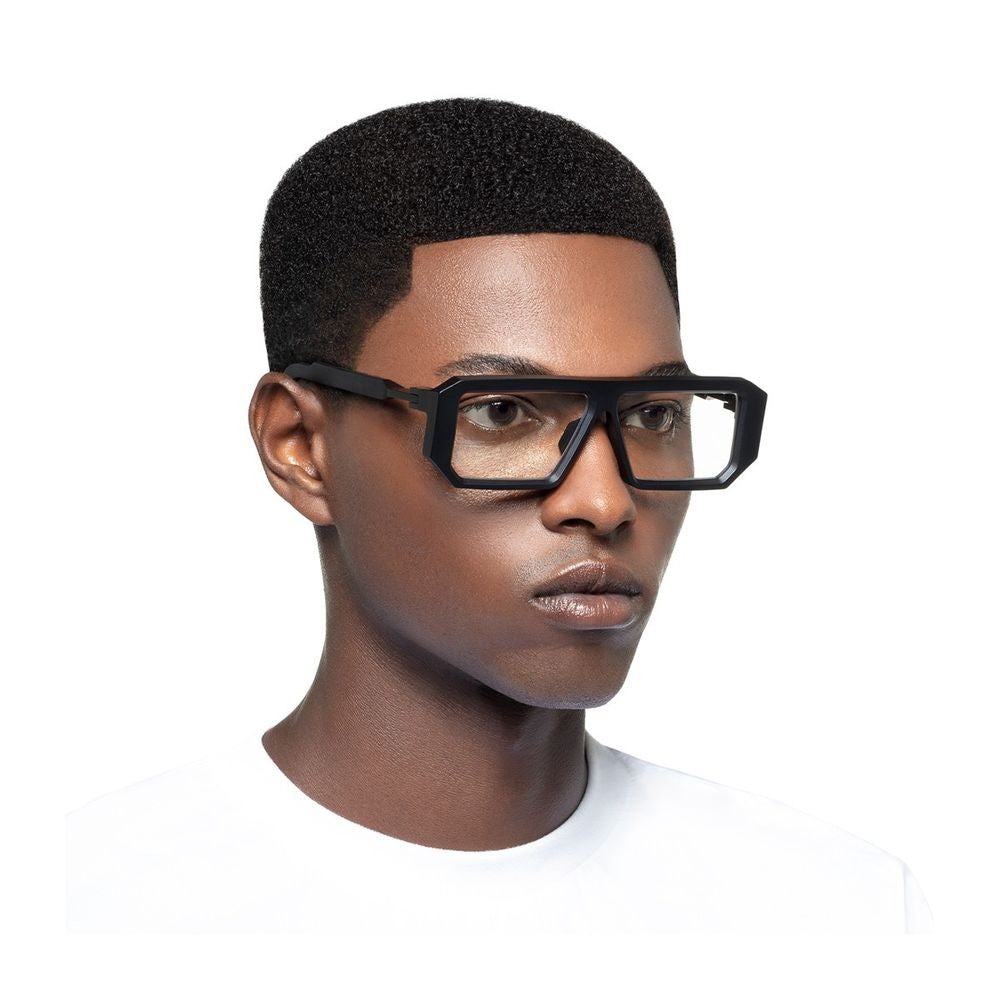 Vava Bl0030 Black Label Bold Rectangular Havana Sunglasses