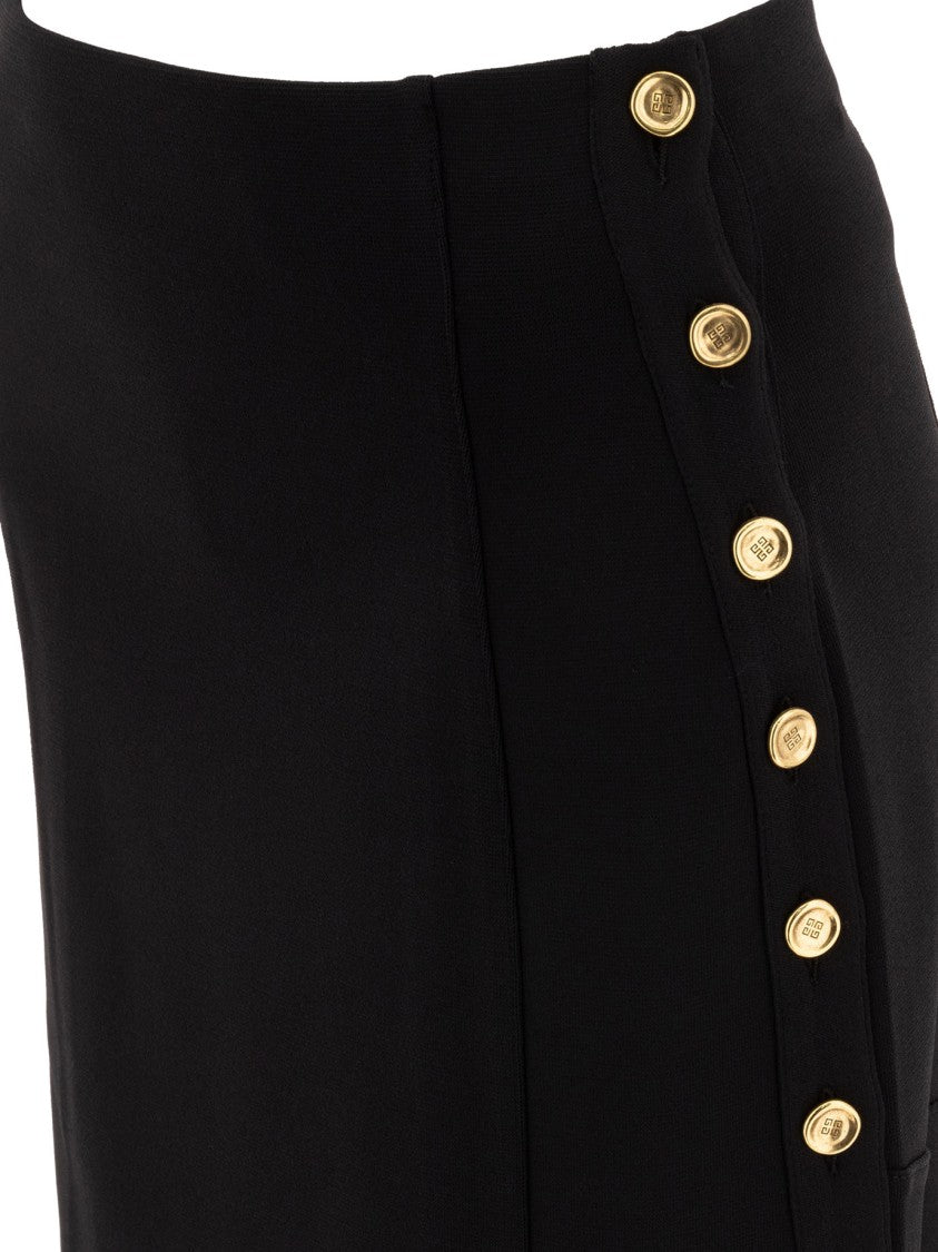 Givenchy Milan Stitch Skirt With Buttons
