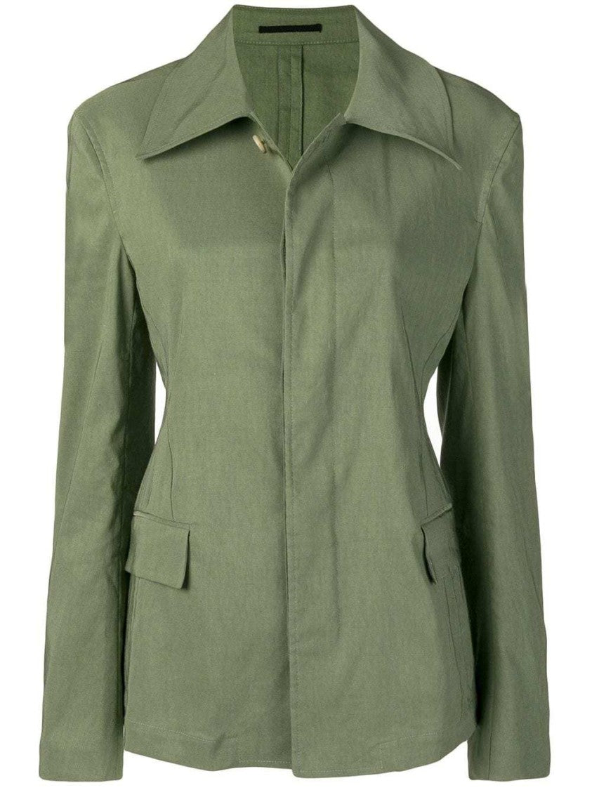 Golden Goose Army-Green Slim-Fit Jacket
