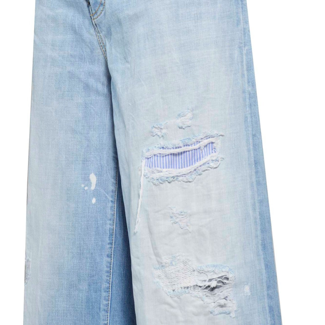 Dsquared2 Light Bleach Light Blue Denim Traveller Jeans