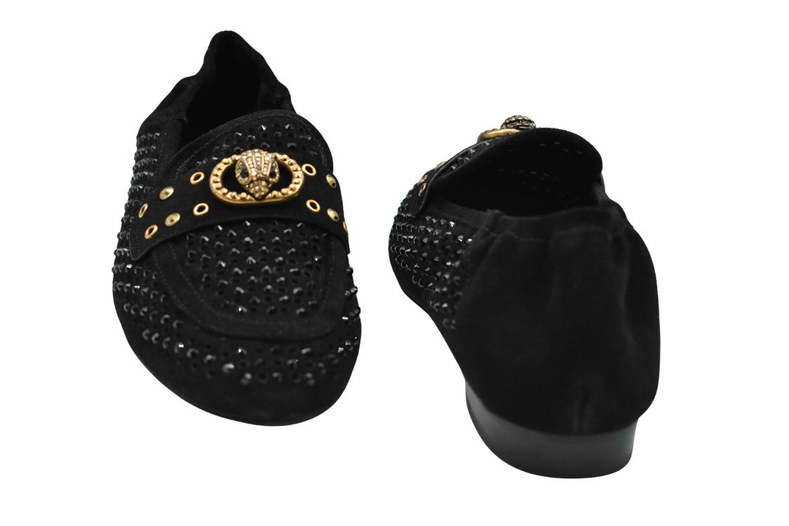 Kurt Geiger Black Suede Low Shoes