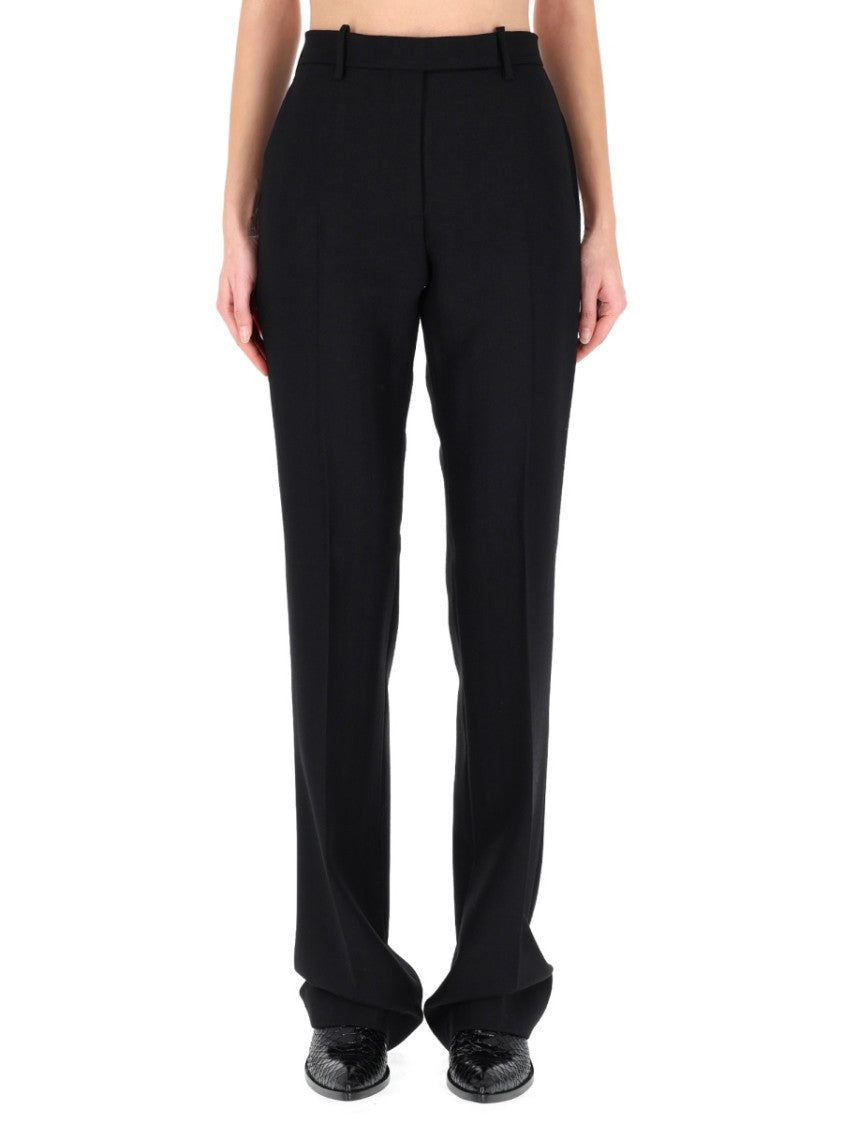 Tom Ford Black Straight Leg Virgin Wool Formal Pants