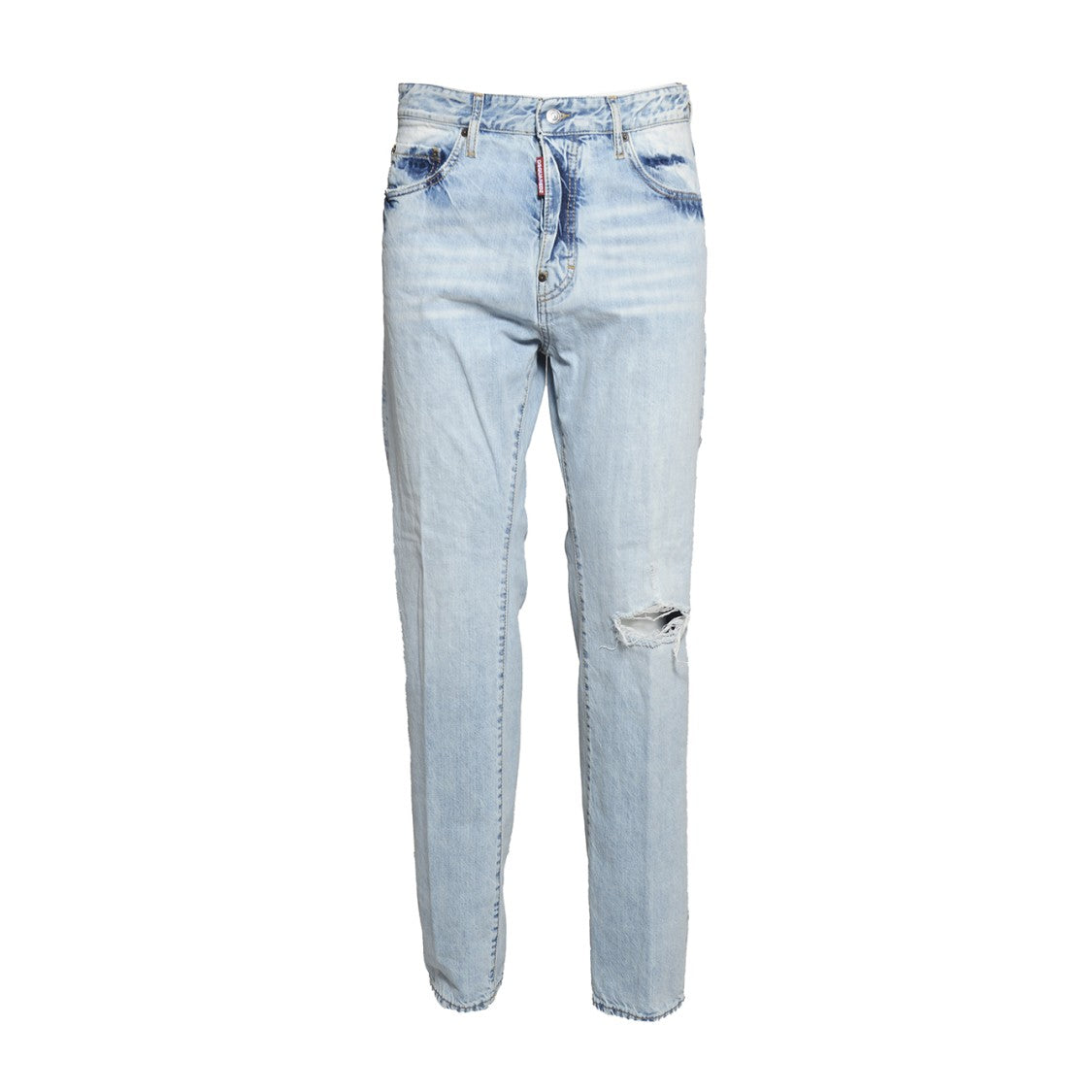 Dsquared2 Light Blue Cotton Palm Beach 642 Jeans