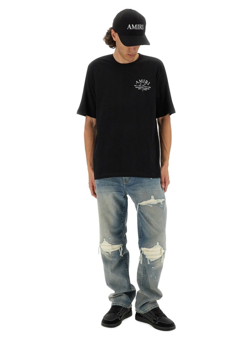 Amiri Relaxed-Fit Cotton T-Shirt With Logo Print
