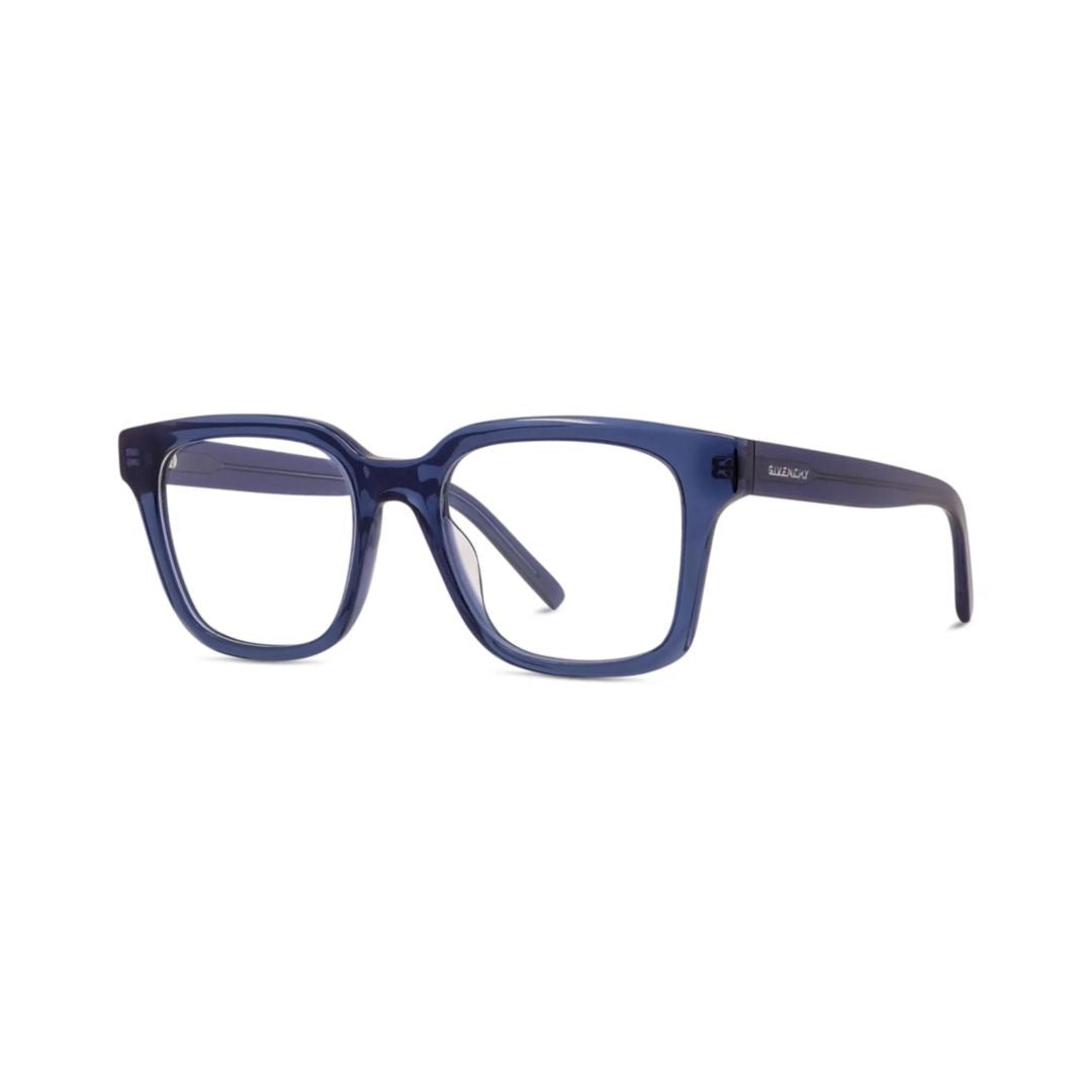 Givenchy Gv50005i Bold Rectangular Eyeglasses In Deep Blue Finish