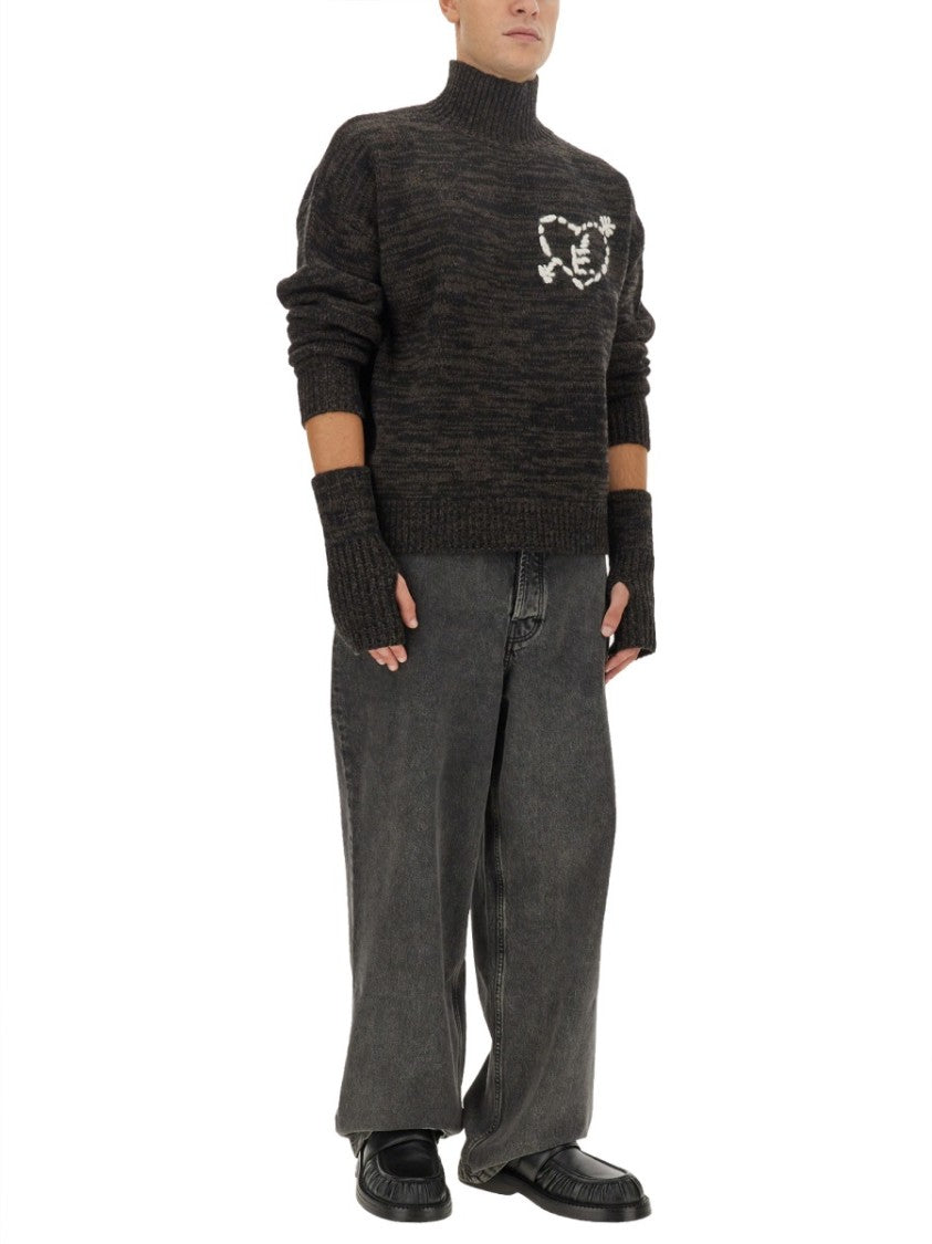 Études High Neck Merino Wool Sweater