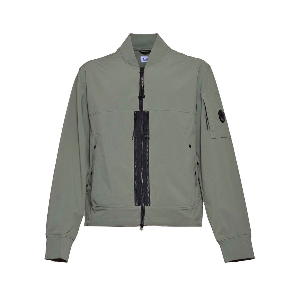 C.P. Company Green Nylon Single Breasted Jacket