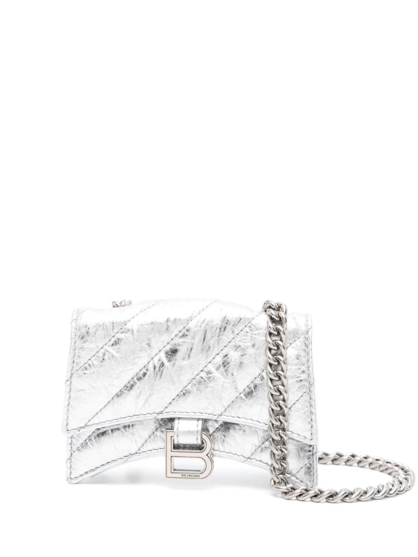 Balenciaga Sleek Silver Handbag