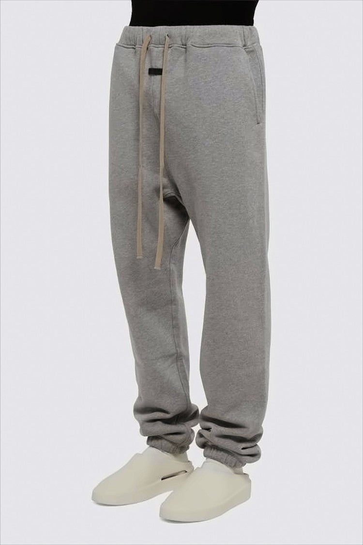 Fear Of God Relaxed Fit Grey Sweatpants With Tapered Legs And Drawstring Waistband