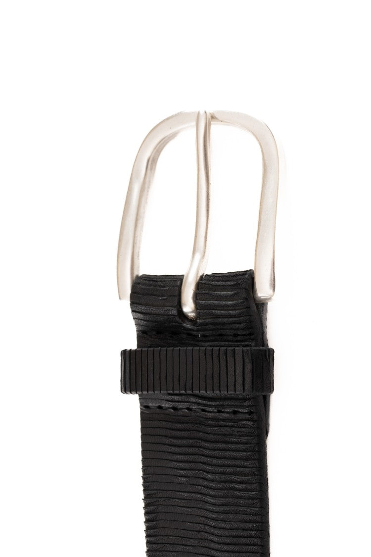 Orciani Lamellar Leather Belt