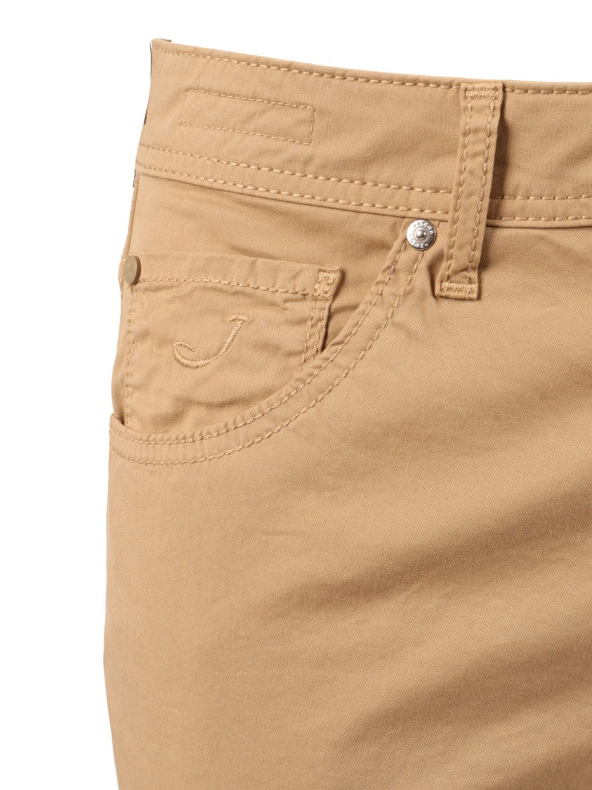Jacob Cohen Scott Cropped Slim Fit Straight-Leg Pants