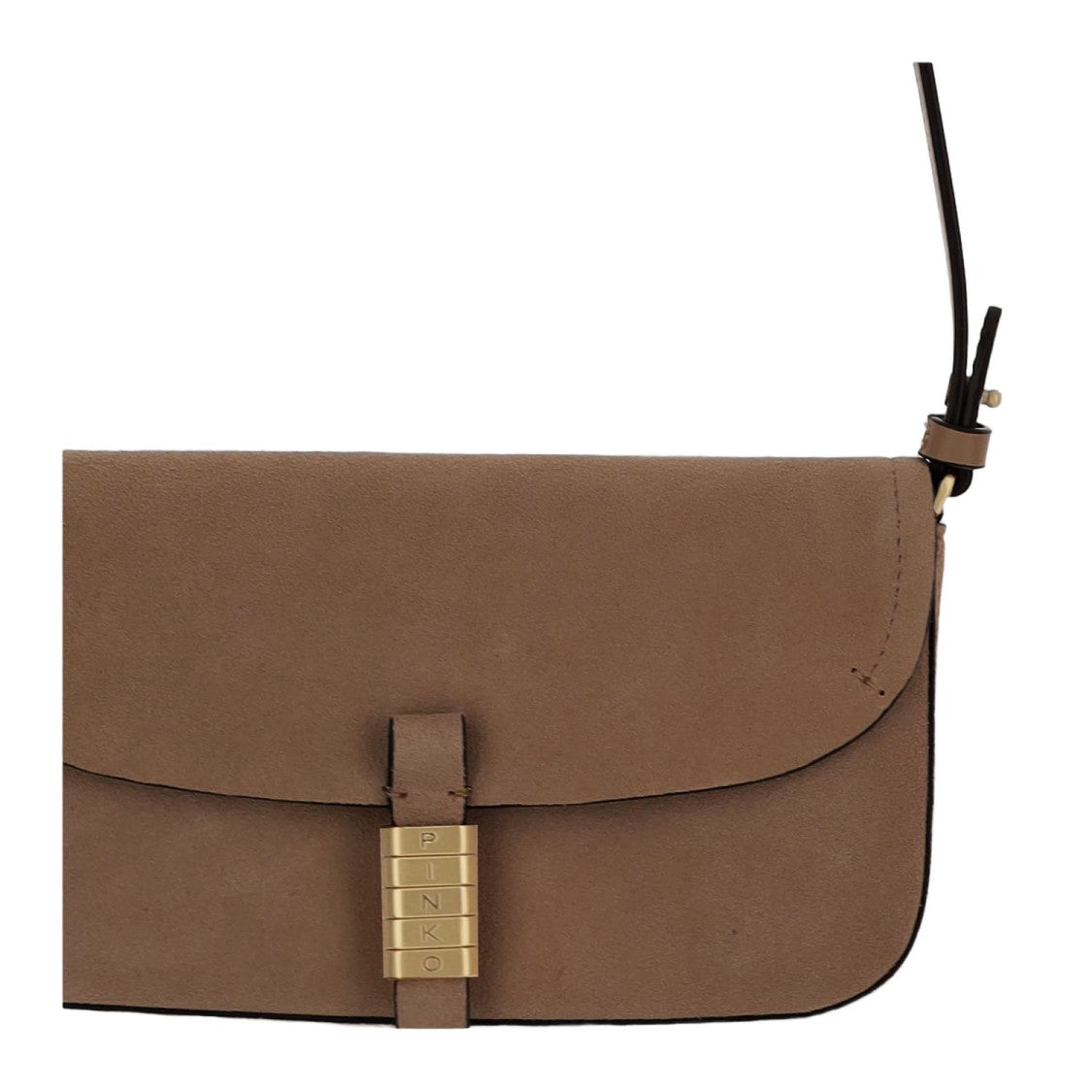 Pinko Saddle Leather Shoulder Bag