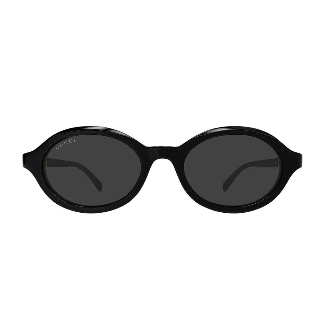 Gucci Gg2153s Glossy Black Acetate Oval Sunglasses