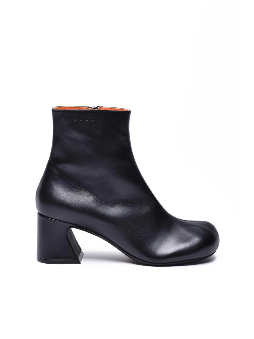 Marni Black Ankle Boot With Zip