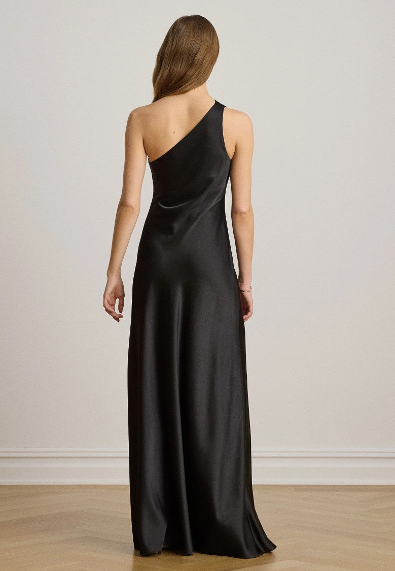 Lauren Ralph Lauren One-Shoulder Fluid Maxi Dress