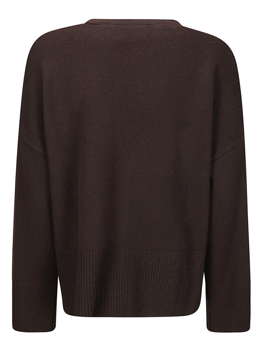 Be You Short Cashmere Cardigan With Front Buttons And V-Neckline