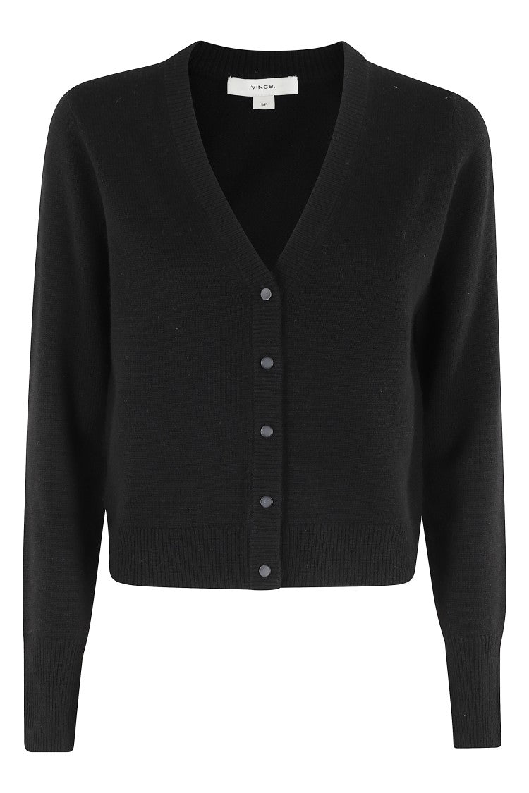 Vince V Button Cardigan