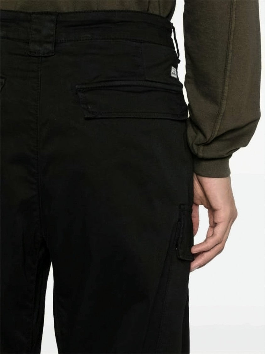C.P. Company Straight-Fit Pants With Subtle Logo Detail
