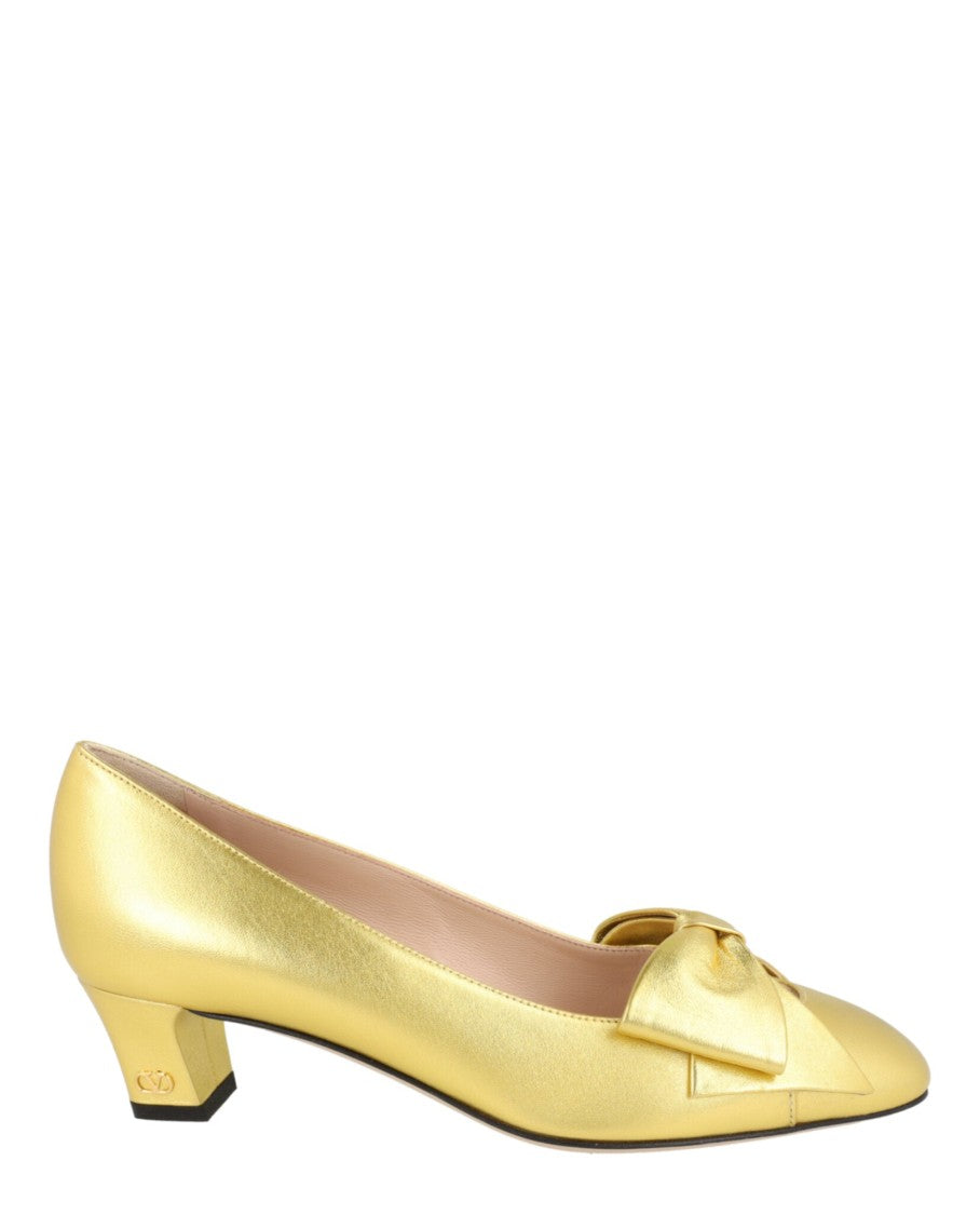 Valentino Bowow Leather Pumps