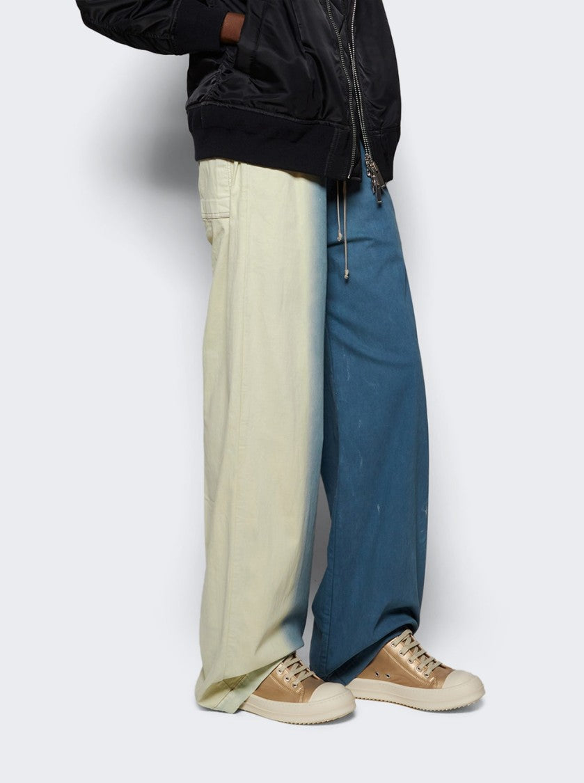 Rick Owens Hollywood Low Sneakers Gold And Milk